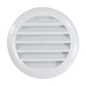 Louvre Vent?- Plastic Round with Screen - 175212