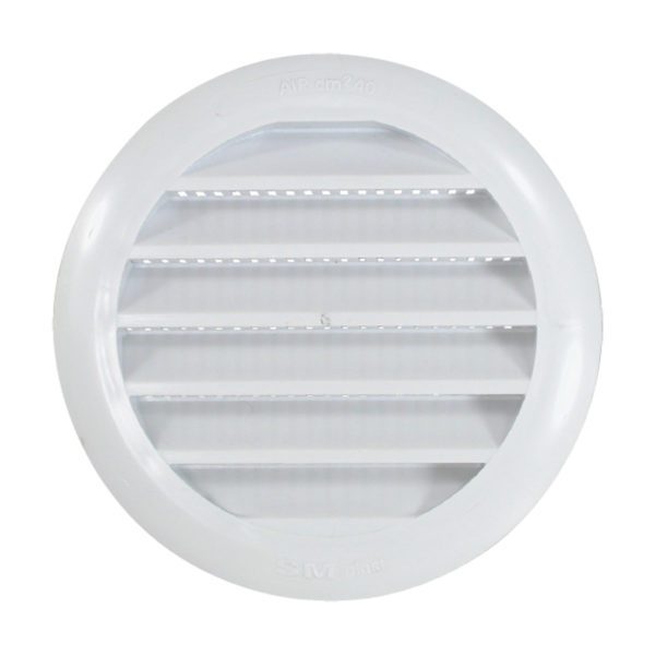 Louvre Vent?- Plastic Round with Screen - 175212