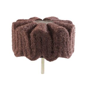 Folded non-woven fibre brushes FVVGK