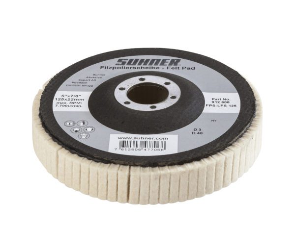 Felt polishing flap disc FPS-LFS
