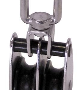 Double Sheave Nylon Swiv.Pulley W/Br. Bush 304 32mm