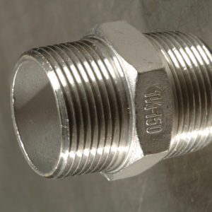 BSP Hex Nipple 316 3"