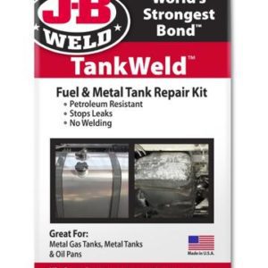 JB Weld Fuel Metal Tank Weld Repair Kit Petroleum Resistant Stop Leaks - 261504