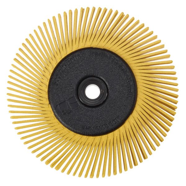 Bristle Brush Yellow 150mm 80 Grit